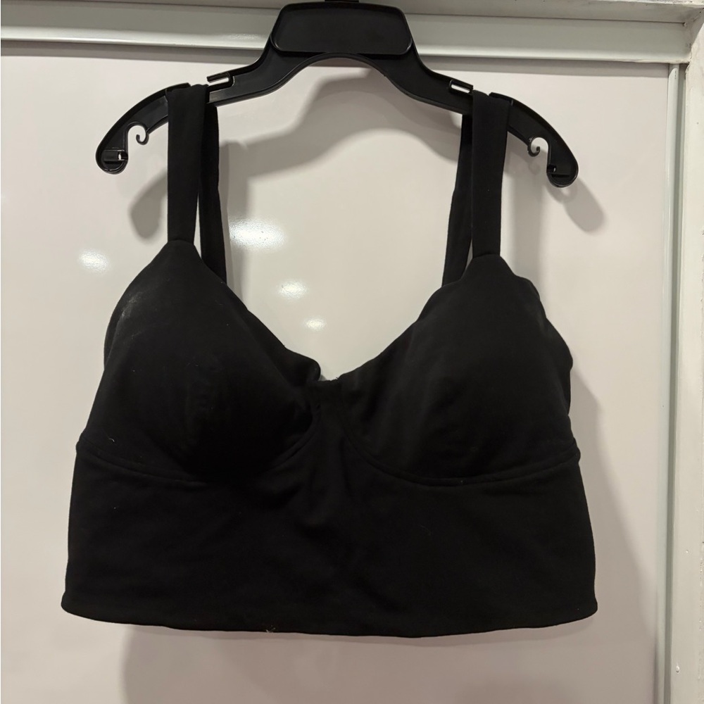 Express Black Crop Top and Shorts
